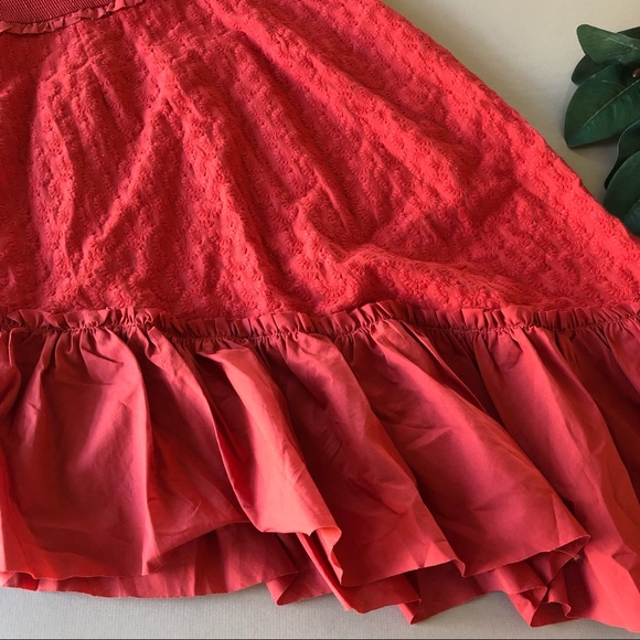 Finders Keepers NWT Red Memento Ruffle Midi Dress - Picture 8 of 11